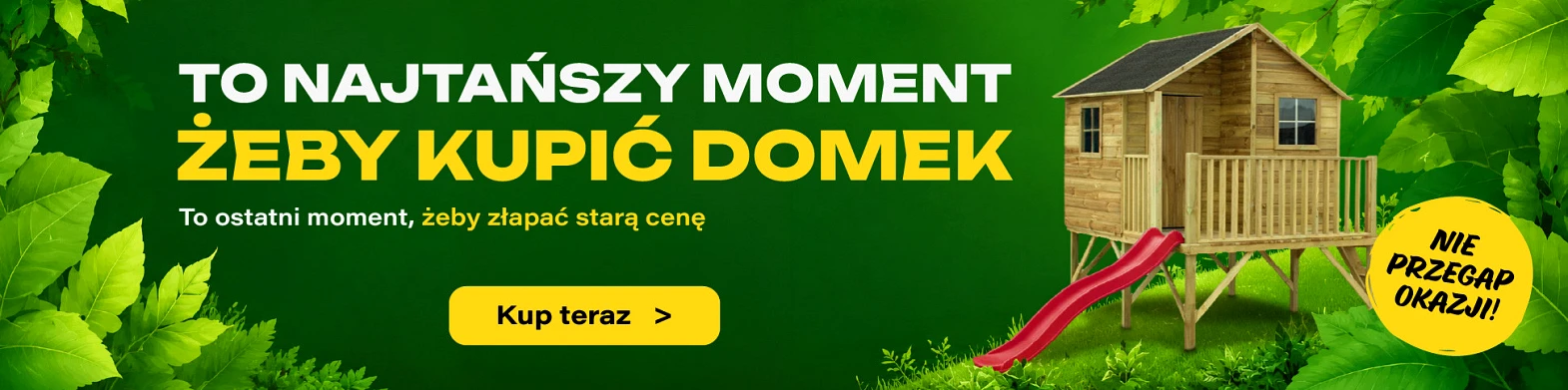 Domki drewniane dla dzieci - zobacz całą ofertę